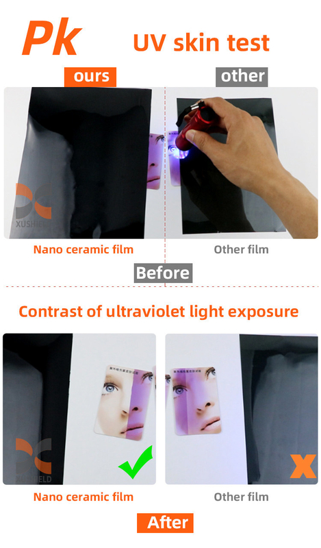 Filmes Solares para Carros Nano Cerâmica UV Curing Window Glass Tint Film Roll Wholesale 1ply