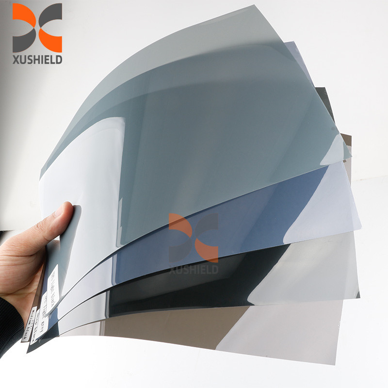 Lâmpadas de automóveis com câmbio de cor UV Tpu Tph Branco para Preto Branco para Roxo Lâmpadas de automóveis Ppf Film