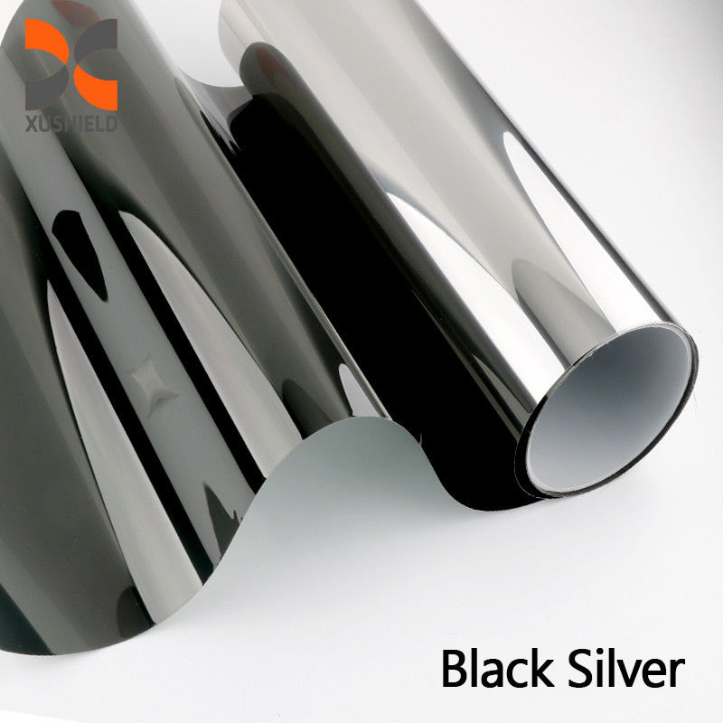 Filme de janela de construção de privacidade de um só sentido Espelho Filme de janela refletor Folha de vidro Isolamento de prata Tint Film