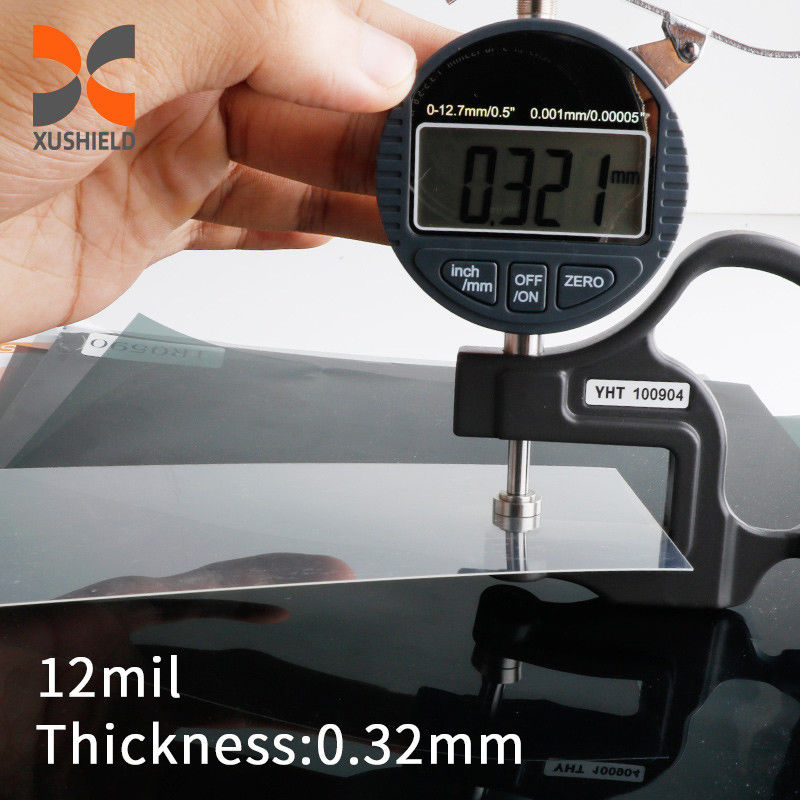 4 8 24mil PET para para-brisas de automóveis Blindagem de segurança Tinta de janela Filme de proteção de vidro à prova de explosão Filme de proteção de para-brisas