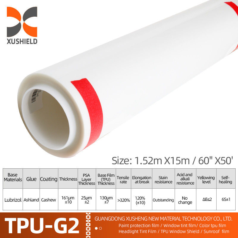 XUSHIELD Manufacturer Wholesale Clear Car Film Auto-adhesivo Anti-Razões Auto-Cure TPU PPF Proteção de tinta de filme