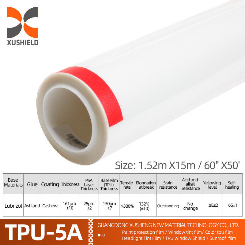 XUSHIELD Manufacturer Wholesale Clear Car Film Auto-adhesivo Anti-Razões Auto-Cure TPU PPF Proteção de tinta de filme
