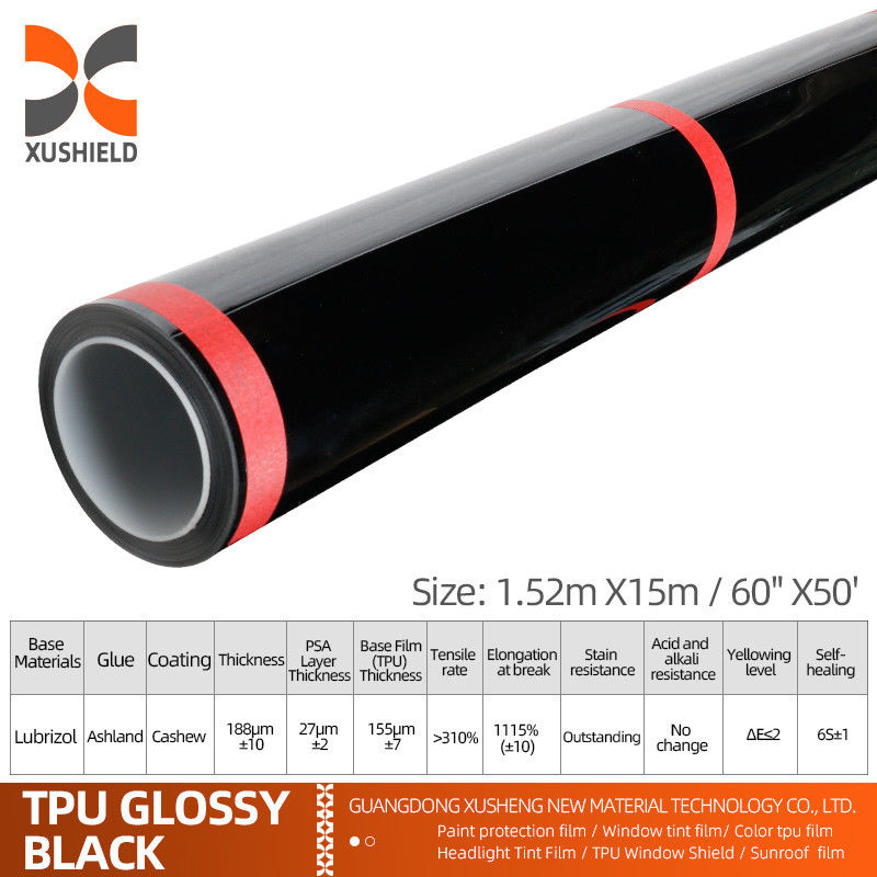 XUSHIELD Manufacturer Wholesale Clear Car Film Auto-adhesivo Anti-Razões Auto-Cure TPU PPF Proteção de tinta de filme