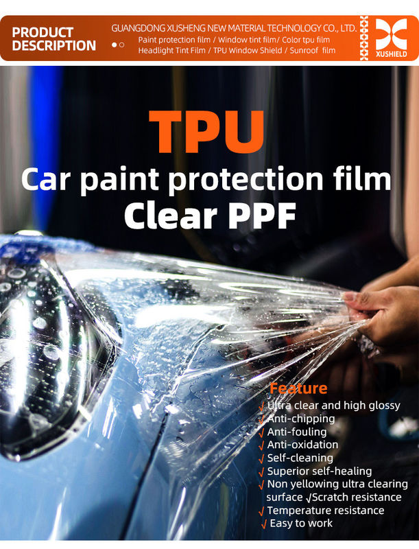 Tpu 1,52m*15m Filtro de Proteção de Tinta Ppf Transparente Para Carros