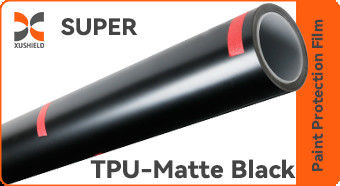 TPU preto fosco Anti-amarelamento Hidrofóbico 1.52x15M Auto-curação de pintura de carro Revestimento TPU/PPF película de proteção de pintura