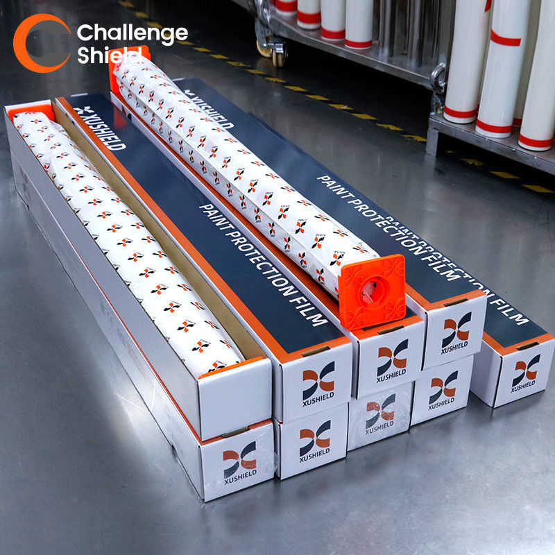 Anti-amarelamento hidrofóbico elástico filme de carroceria transparente adesivos de carroceria PPF filme de proteção de tinta