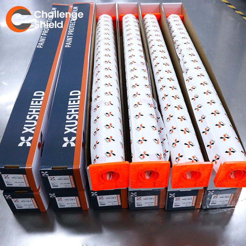 Anti-amarelamento hidrofóbico elástico filme de carroceria transparente adesivos de carroceria PPF filme de proteção de tinta