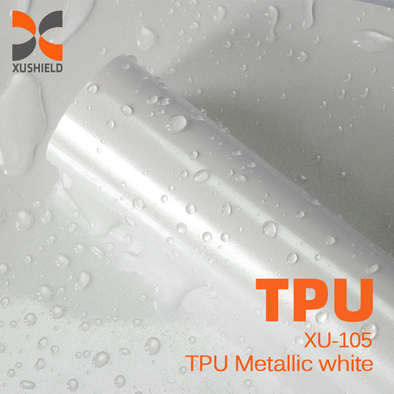 TPU Metal branco TPU cor PPF Filme auto-curativo Filme de proteção de tinta de envolvimento cinza