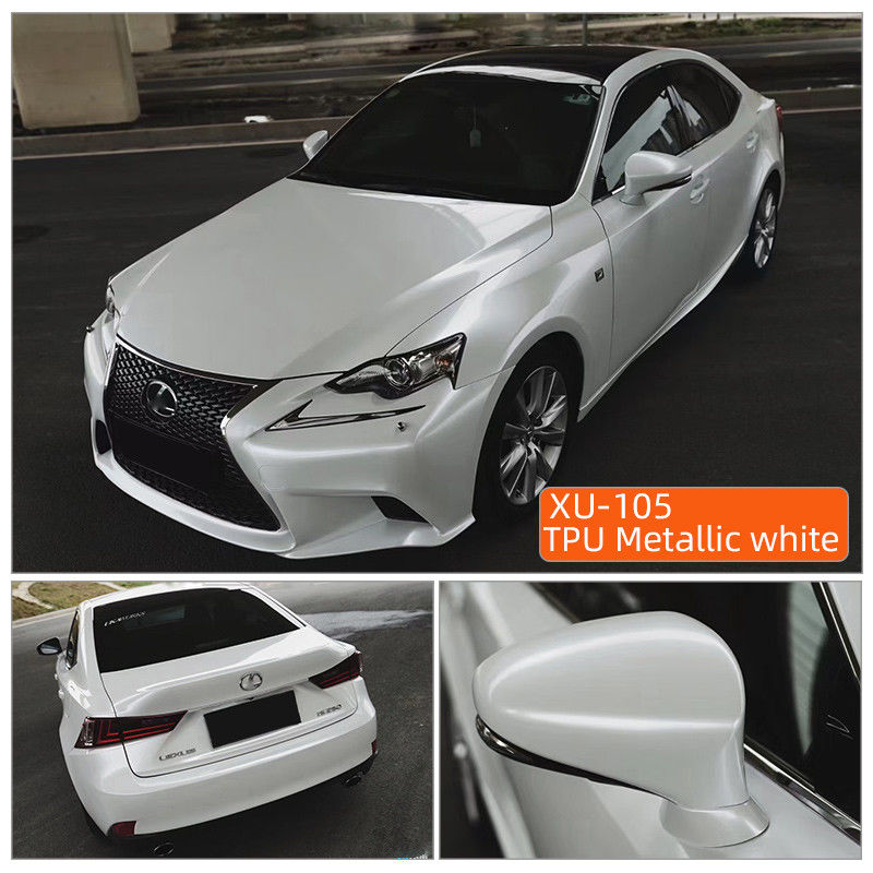 TPU Metal branco TPU cor PPF Filme auto-curativo Filme de proteção de tinta de envolvimento cinza