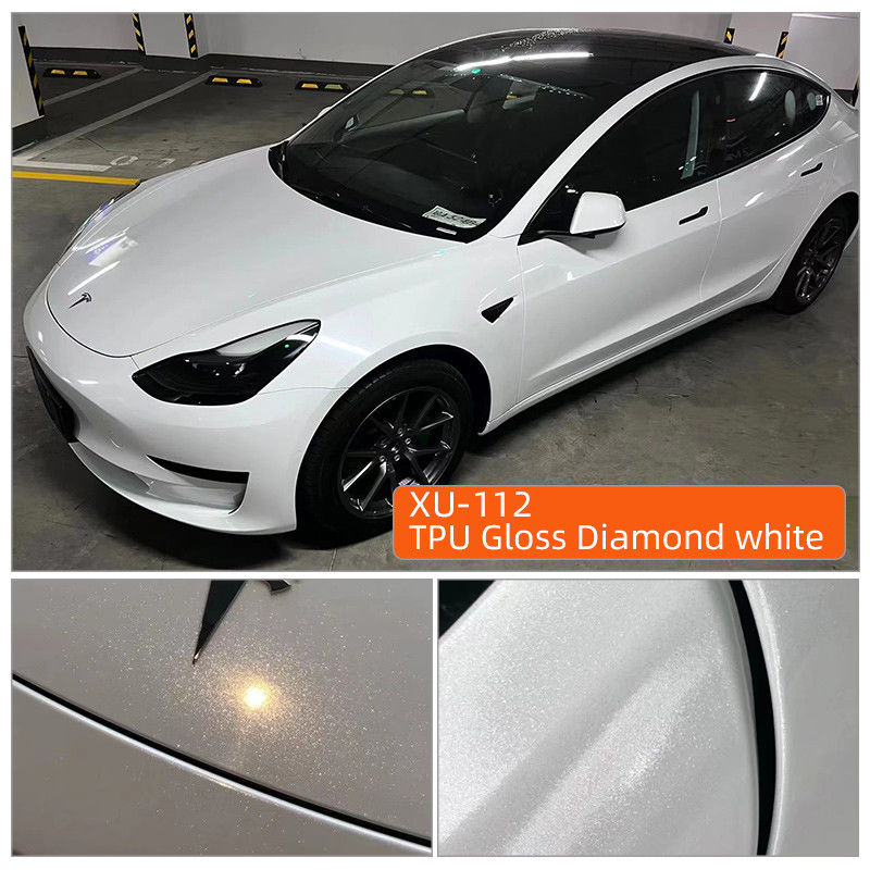 TPU Brilhante Branco Diamante PPF Film Ultimate Plus Transparente Filme de Proteção de Carro Preto Matte TPU Proteção de Pintura Film Stealth Car Wrap