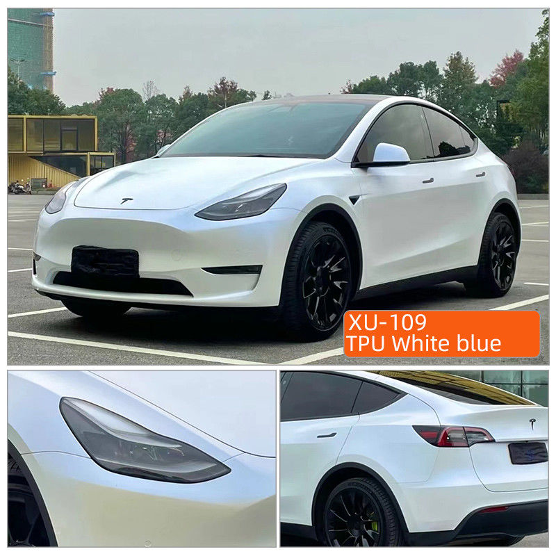 TPU Branco Azul Anti-Razos Limpa ppf Auto-reparação corpo de rolo Carro Envelopamento Transparente Corpo Filtro fornecedor 15m ppf Tpu Proteção de Pintura Film