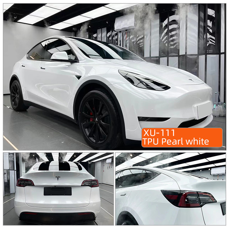 TPU Perla branco de alta qualidade TPU PPF filme Anti-Razões auto-curativo PPF TPH brilhante Corpo do carro claro PPF pintura Proteção de filme para pintura de carro