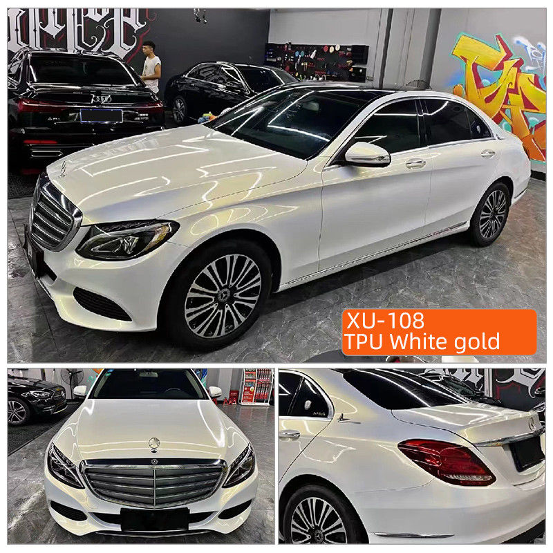 TPU Ouro Branco PPF Film Ultimate Plus Transparente Filme de Proteção de Carro Mate Preto TPU Proteção de Tinta Film Stealth Car Wrap