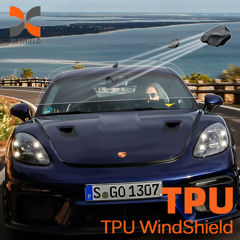 TPU Anti-Razões Proteção UV Película de Proteção para Vidro do Automóvel Resistente à areia Película de Proteção para Vidro do Automóvel 7.5mil
