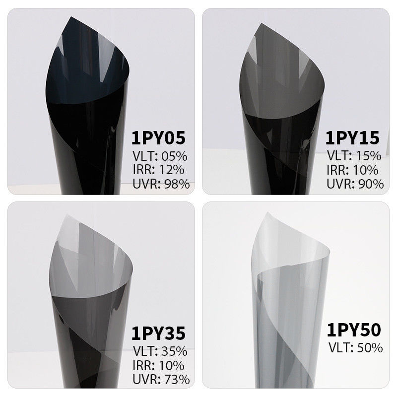 1PLY Evolve Series Carbon Window Film PET Nano Ceramic Film Isolamento de janela de carro Film resistente ao calor 1PLY Modelo