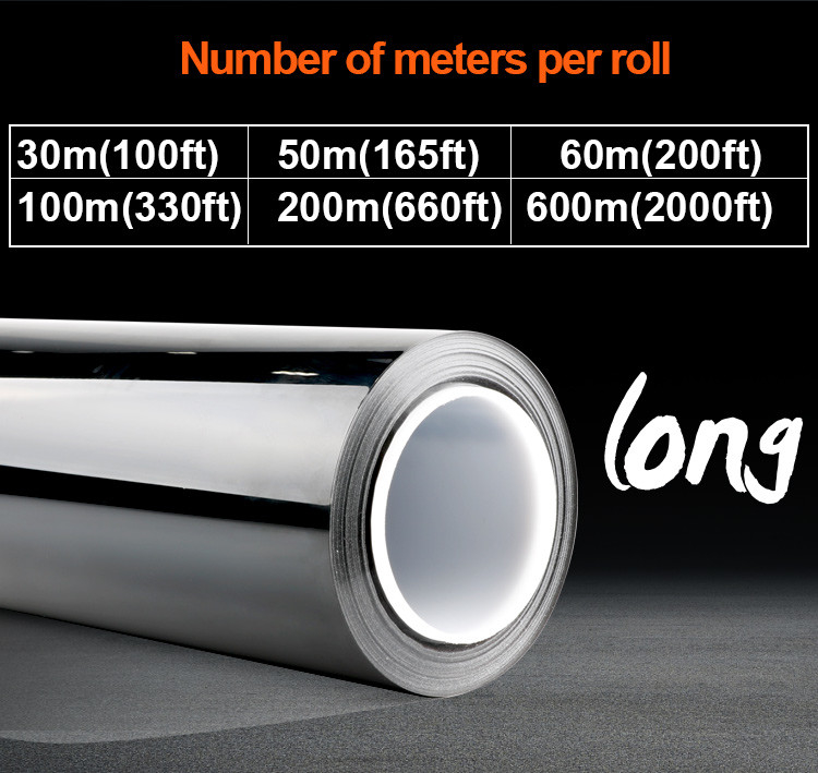 1.52*30m UV PROOf Car Security 1ply Carbon Roll Automóvel Janela de vidro Film Tint Solar
