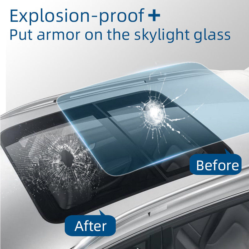 99% de rejeição de calor UV Bloqueio de luz azul Filme de janela do teto solar do carro TPU Filme de proteção panorâmica do clarabóia