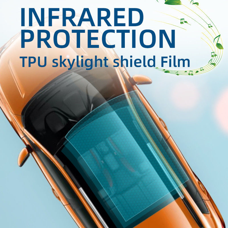 TPU protetor à prova de explosão teto solar PPF vidro para pára-brisas de automóveis Tinta de janela de vidro filme solar telhado de carro filme clarabóia