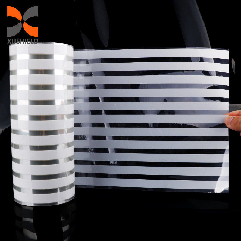 Película adesiva elétrica de janela de listras brancas Self Adhesive filme de som vidro colorido filme de janela para casa