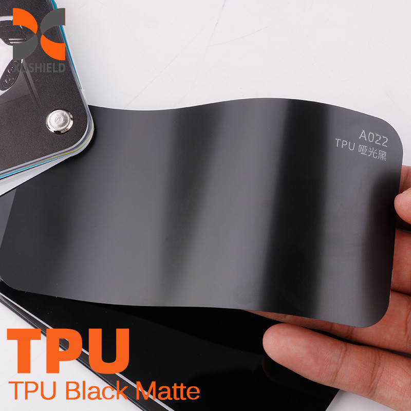XUSHIELD cor filmes de proteção de pintura auto-curativo carrinho envolvimento de vinil brilhante preto ppf tpu filme brilhante Miami azul