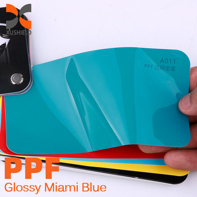 TPU cinza verde de alta qualidade TPU PPF filme Anti-Razões auto-curativo PPF TPH brilhante Corpo do carro claro PPF filme de proteção de tinta