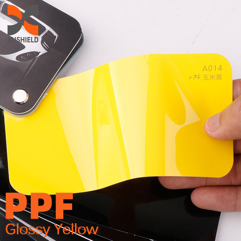 Película de automóvel de alta qualidade 1,52*1,7m Rolo de vinil brilhante Brilhante Azul do céu Auto-reparador Película protetora de pintura fosca para automóvel