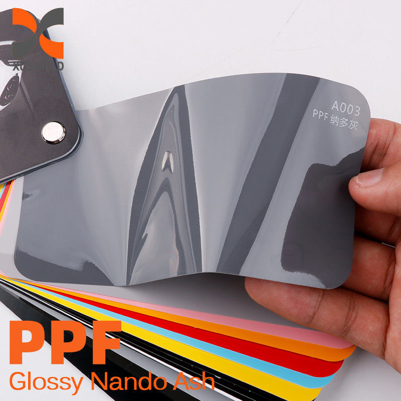 XUSHIELD Folha de carro colorida popular Adesivo de carro verde ácido auto-curativo tph PPF Carro Vinyl film para carroceria do veículo