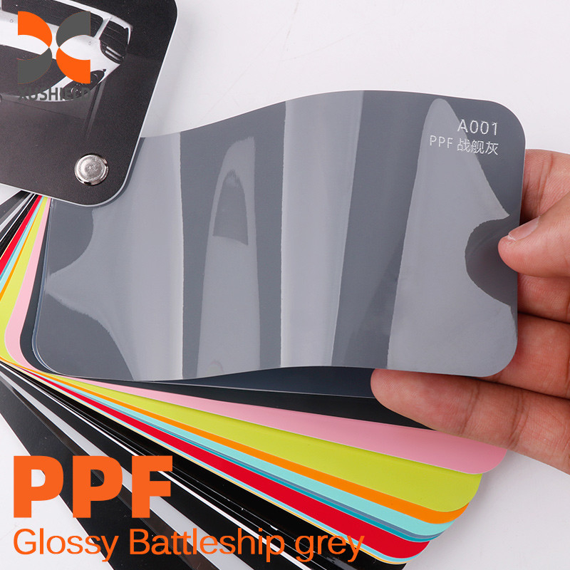 Fábrica de filmes XUSHIELD auto-curação ppf tpu filme de proteção de tinta nano revestido não amarelar TPU tph PPF vermelho brilhante