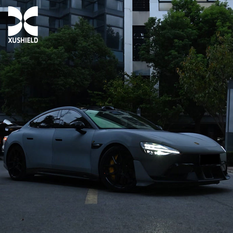 Qualidade personalizada dos EUA Global mais baixo Branco fica preto Preço TPU PPF Filme Filme de proteção para carro Envoltório de carro Eclipse solar preto