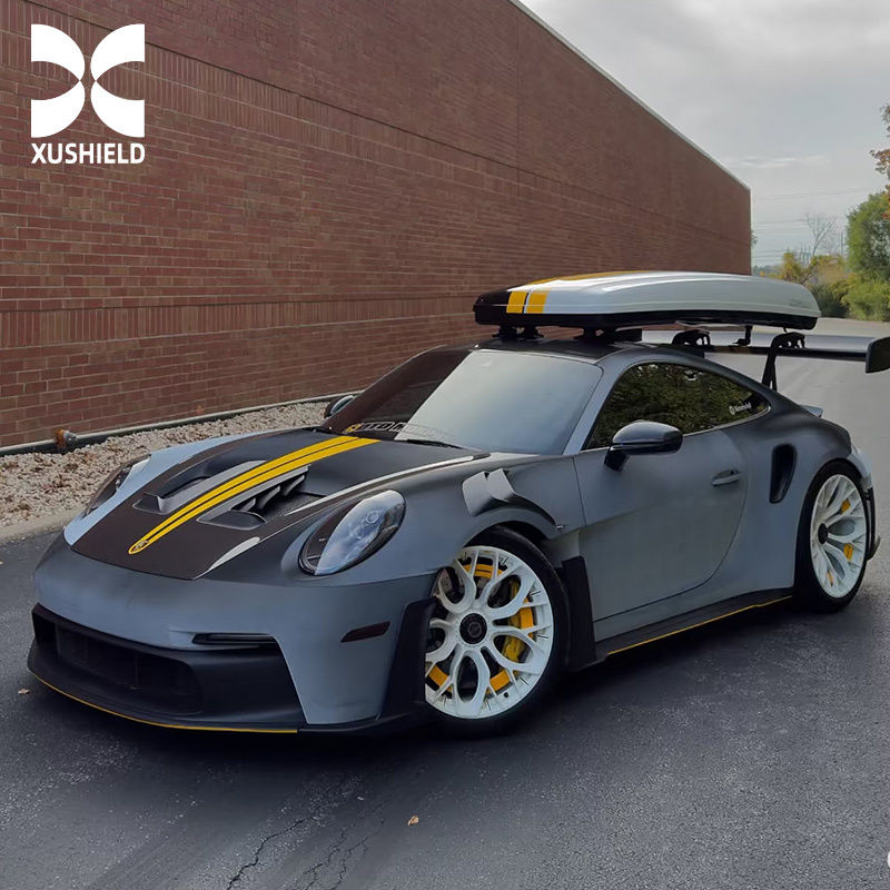 Qualidade personalizada dos EUA Global mais baixo Branco fica preto Preço TPU PPF Filme Filme de proteção para carro Envoltório de carro Eclipse solar preto