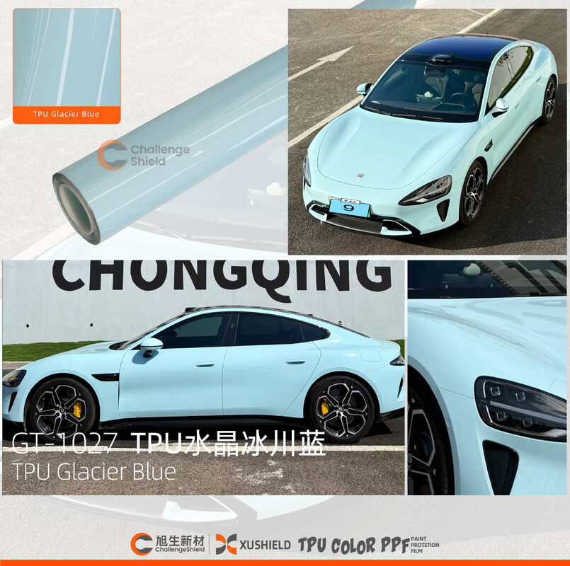 Película de TPU PPF Autocurativa e à Prova de UV com Mudança de Cor para Proteção de Pintura Automotiva