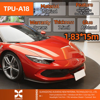 Tamanho 1.83*15m 71in*50ft Rolo de auto-curação hidrofóbica Anti-Cratch Wrap PPF TPU Car Protection Film
